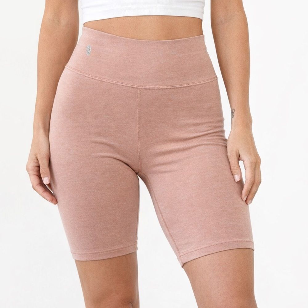 Free People Movement High-Waisted Orange Shorts